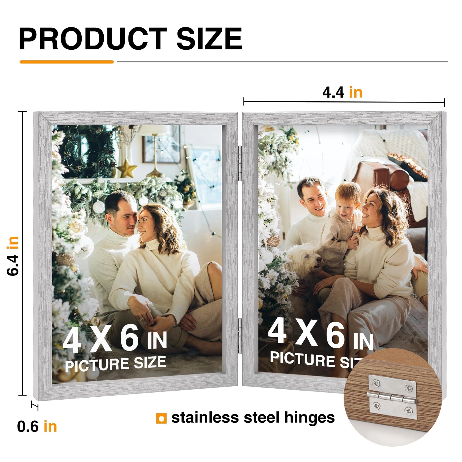 Double Photo Frame - 4x6 2