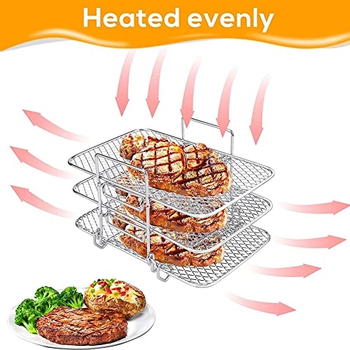 Air Fryer Rack - Stainless steel 1 x air fryer rack