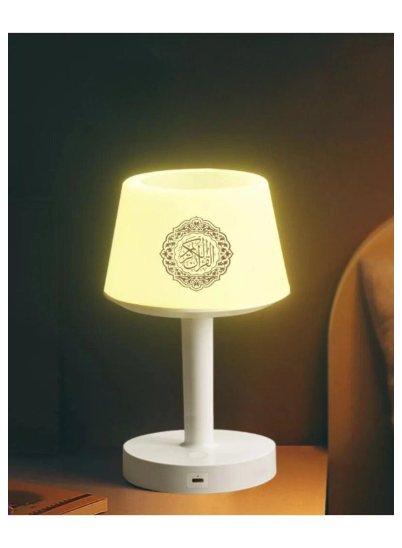 Dar Ul Qalam M-103 - Desk Lamp Quran Speaker 7 Changeable Colorful Lights Bluetooth