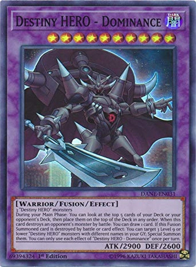 Yu-Gi-Oh! Destiny Hero Dominance DANE-EN031