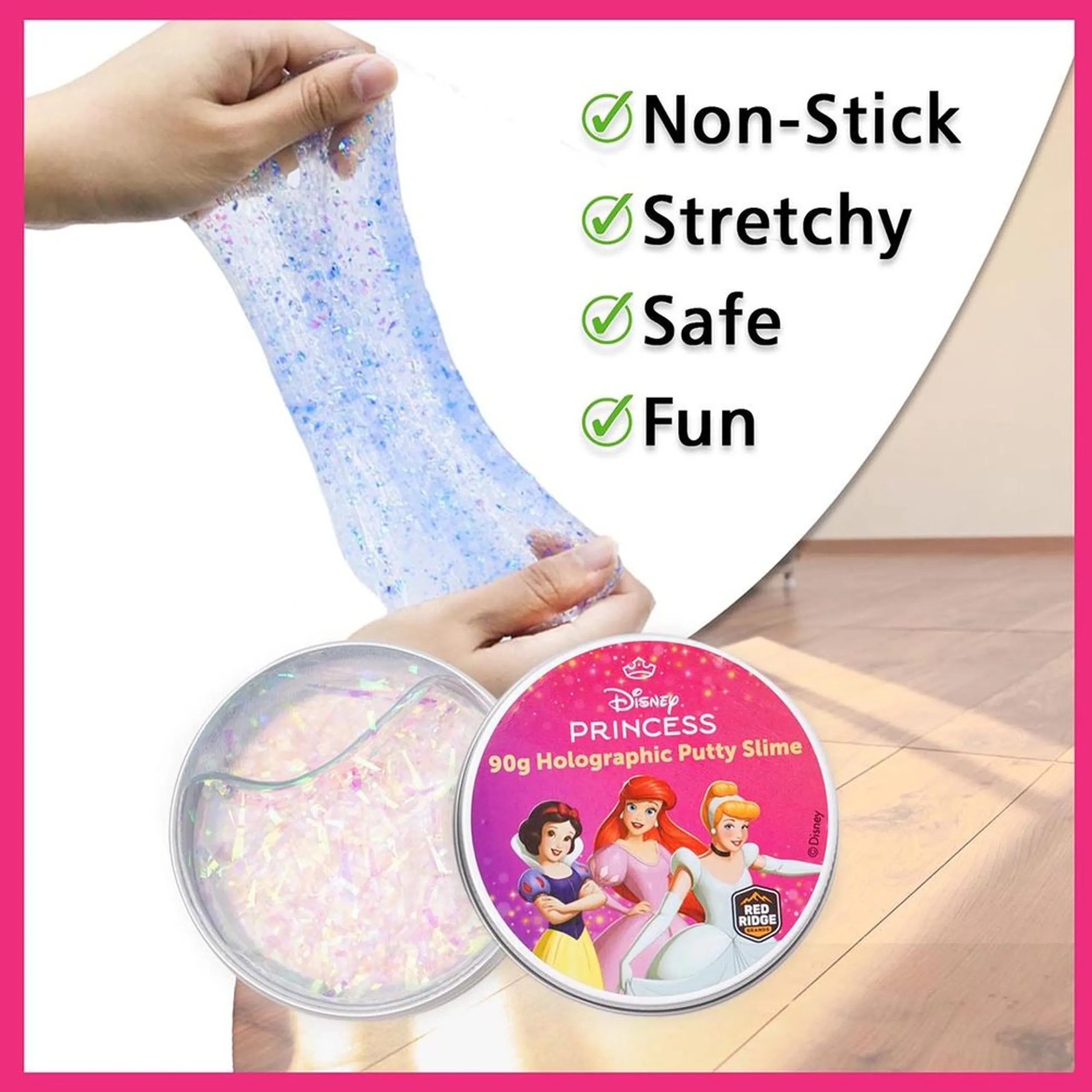 Disney Princess Holographic Putty Slime - 3 years & above