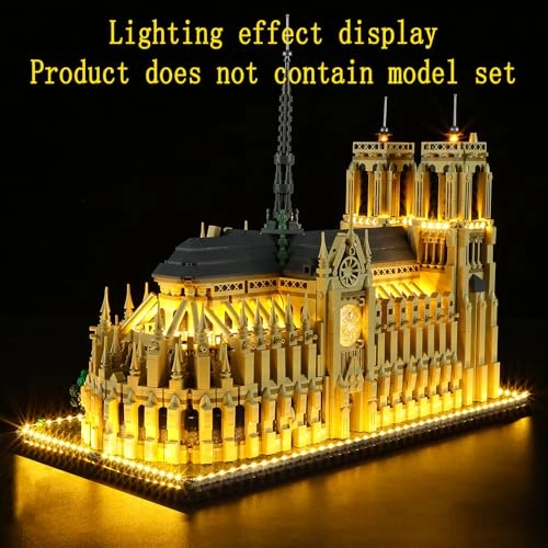 LED Light Kit - For 21061 Compatible with Notre Dame de Paris