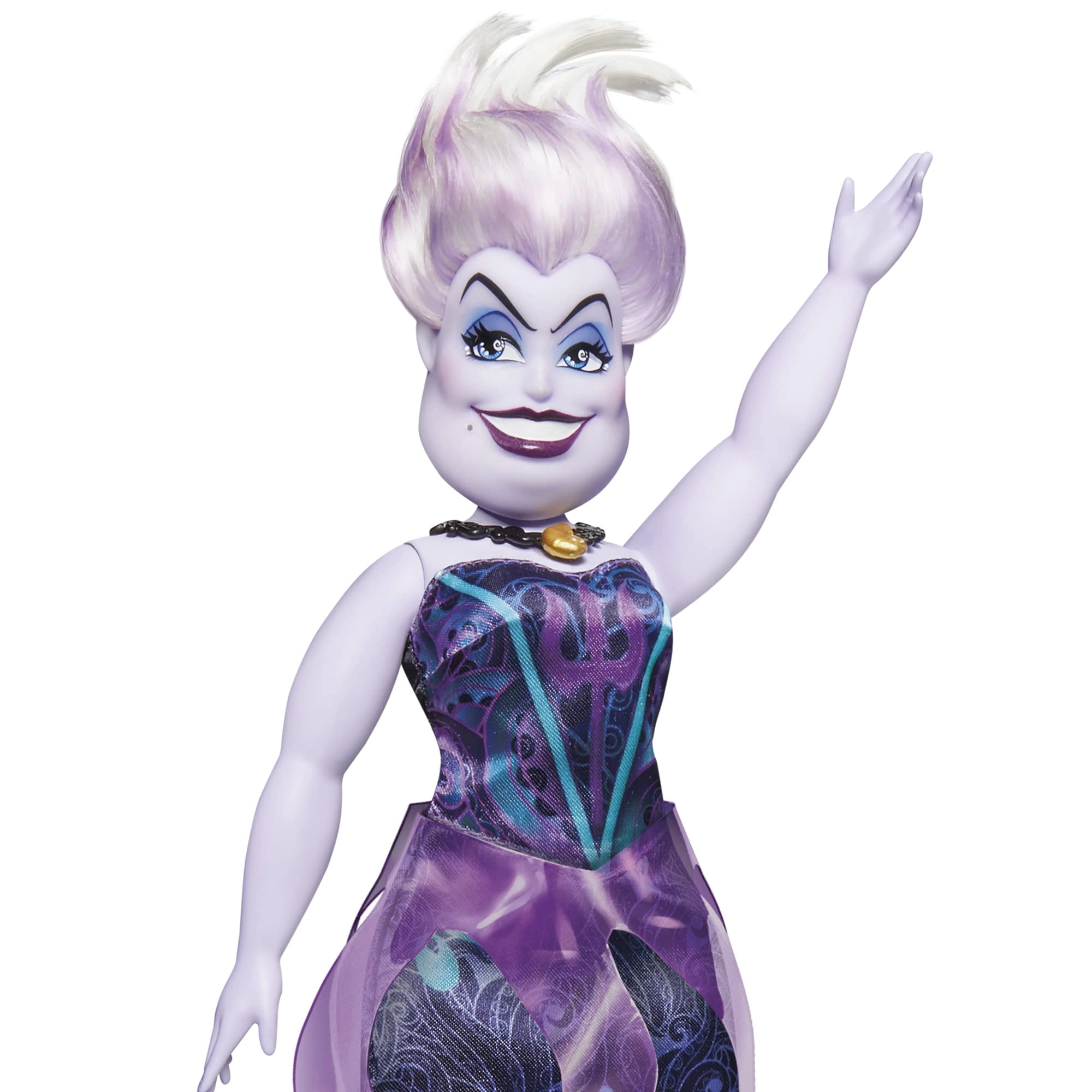 Cruella De Vil Fashion Doll - 11-inch + Evil Queen Fashion Doll + Maleficent Fashion Doll + Ursula Fashion Doll Ages 5+