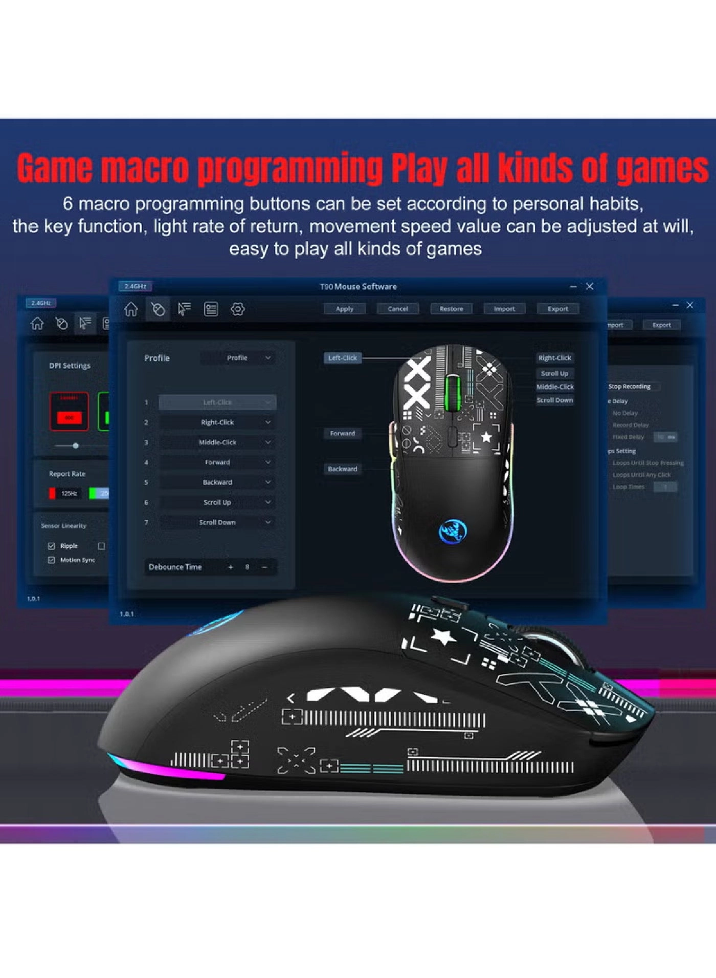 GM90 - Wired Wireless Bluetooth