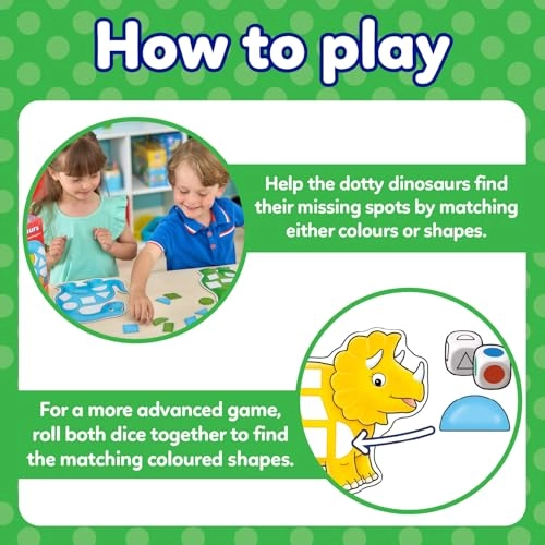 Dotty Dinosaurs - 3 years to 6 years 54 pieces