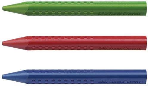 Triangular Jumbo Plastic Crayons - 90 mm - 12 Pcs