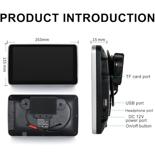 In-Car Headrest Monitor - 10.1/11.6″