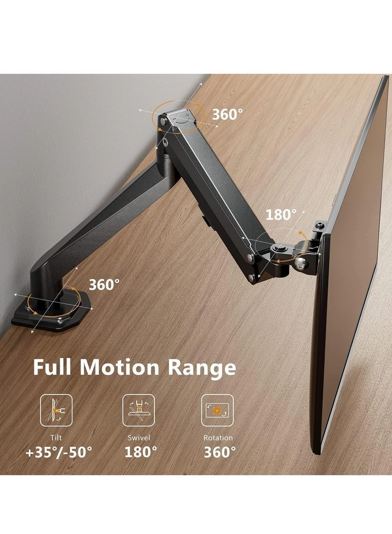 Single Monitor Arm - Single 13-32 Inch VESA 75x75/100x100mm