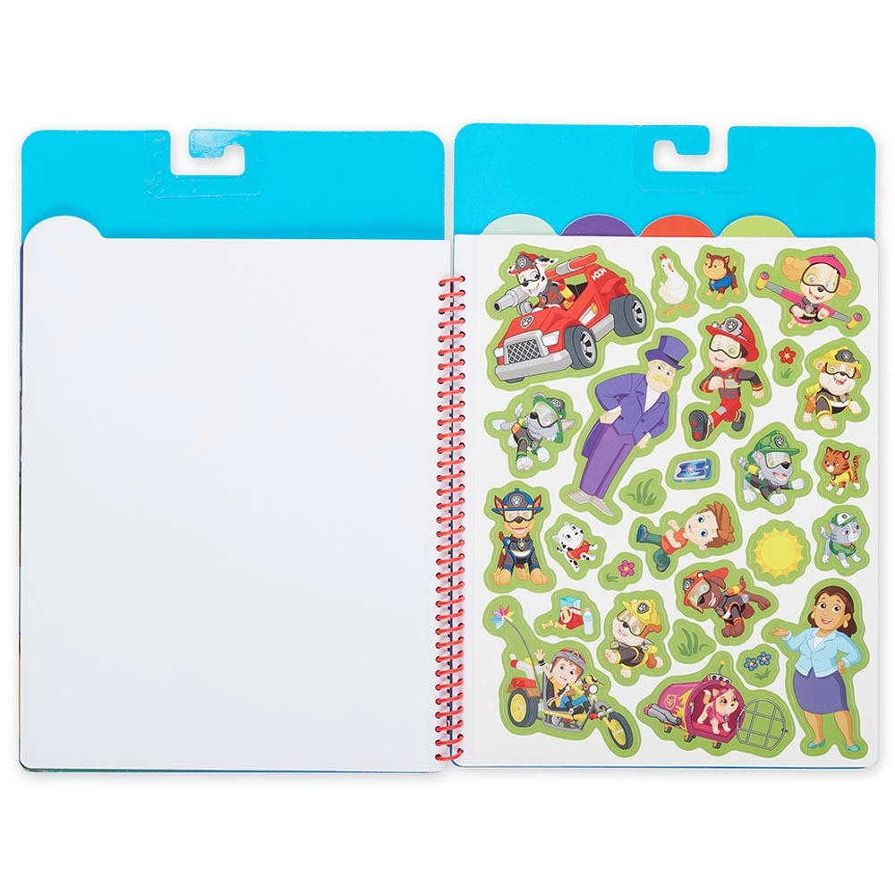 PAW Patrol Restickable Stickers Flip-Flap Pad - 5 pages 130 piece(s)
