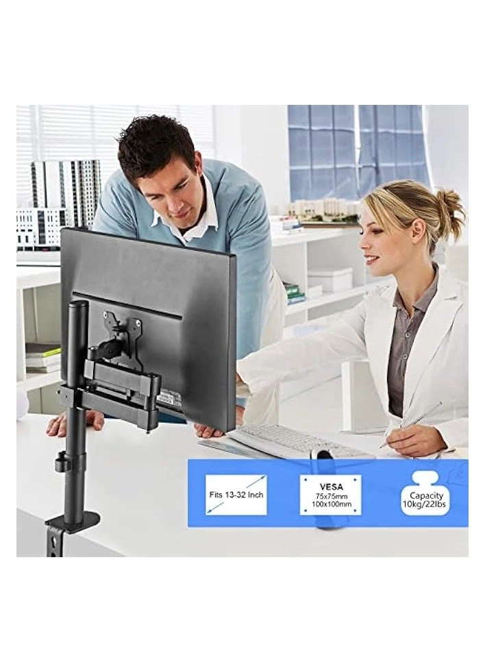 Monitor Mount Arm - Single 20 to 32 inches 75x75mm and 100x100mm