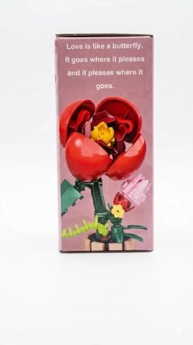 ZB Rose Flower Building Blocks Set - 88pcs