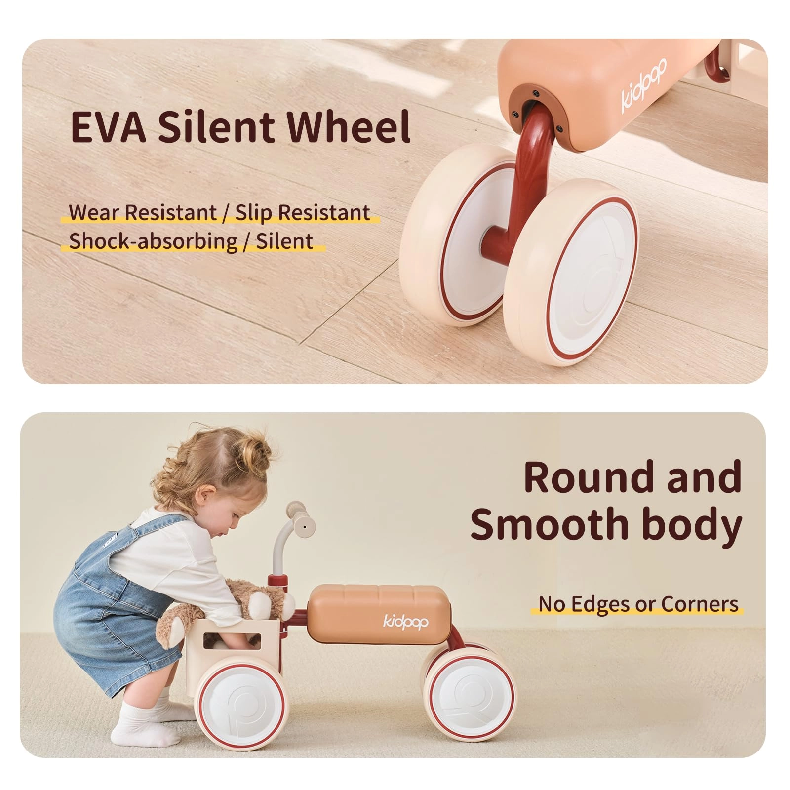 Toast - Balance Bike Convertible Push Rider Red