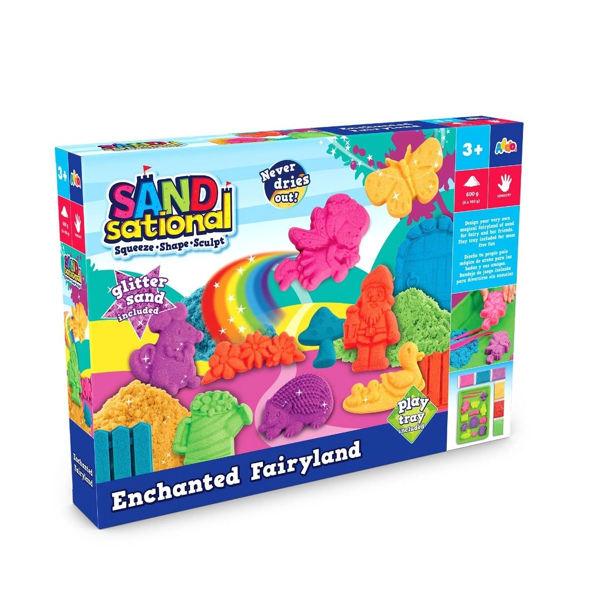 ADDO Super Soft Sand Enchanted Fairyland - 600gm glitter sand