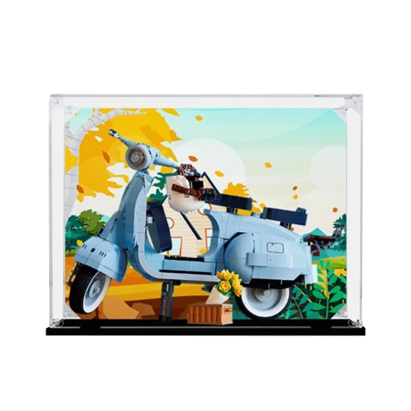 Lego Icons Display Case (10331) - Clear Acrylic Black Bottom