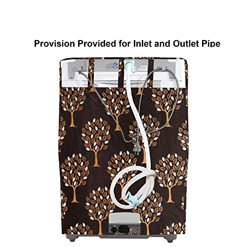 PVC Waterproof Front Load Washing Machine Cover - 5KG to 7.5KG Blue