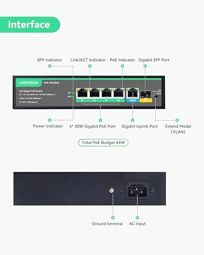 POE-SW304G 4-ports