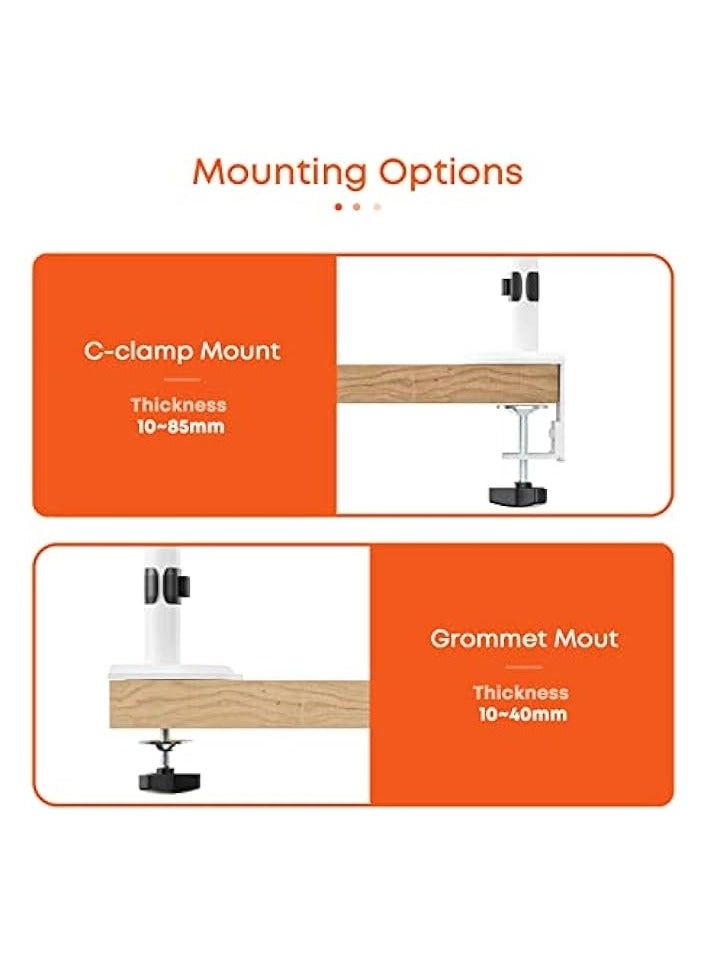 Dual Monitor Mount - 2 Monitors 32 inches 75mm or 100mm