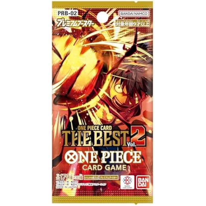 ONE PIECE CARD GAME THE BEST VOL.2 (PRB-02) BOOSTER BOX - Japanese 10pcs