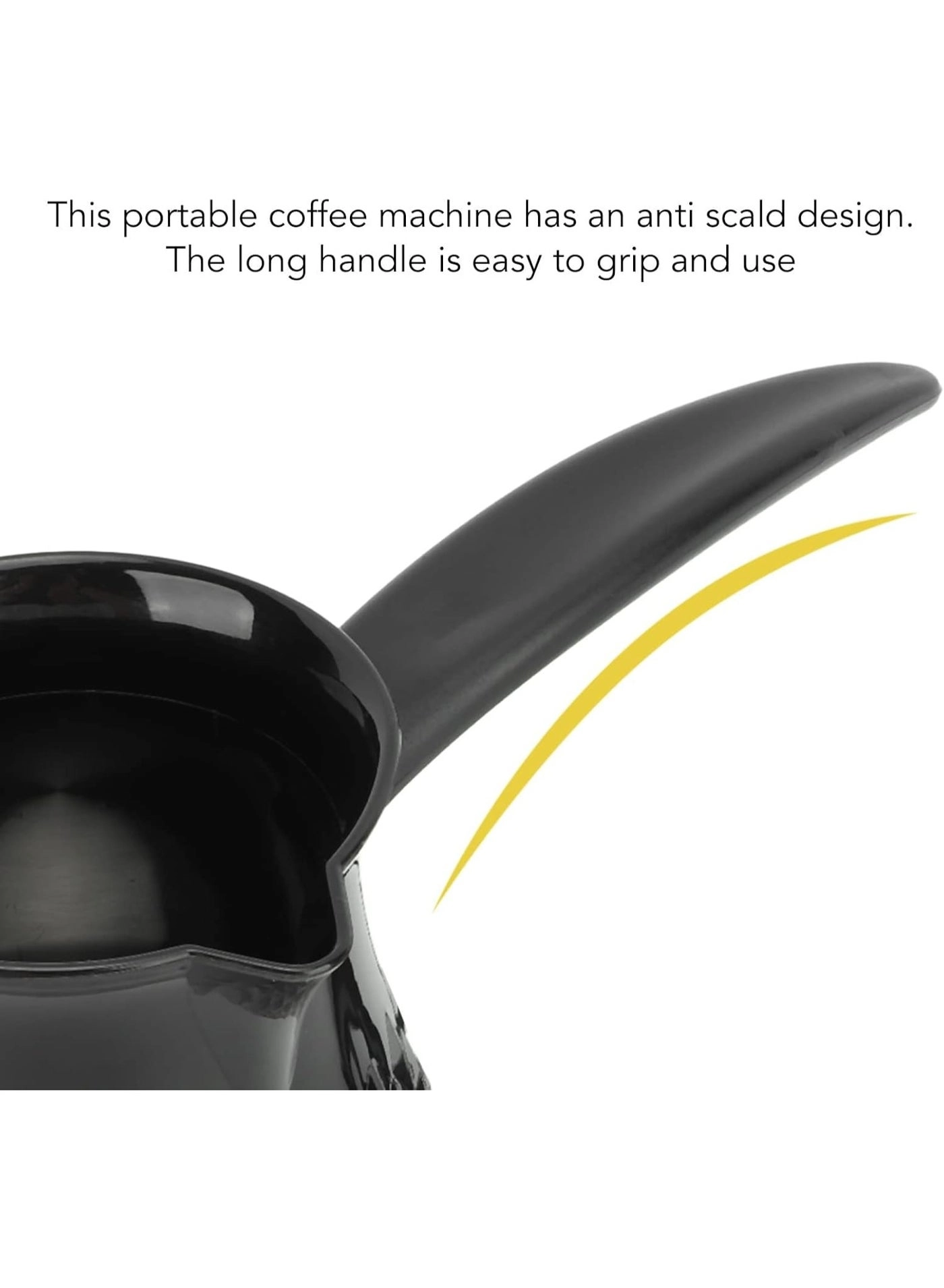 Electric Turkish Coffee Maker - 500ml Portable Even Heating