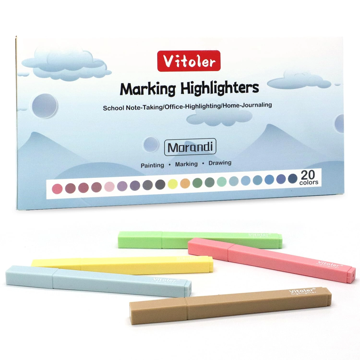 Highlighters - Morandi Colors Chisel
