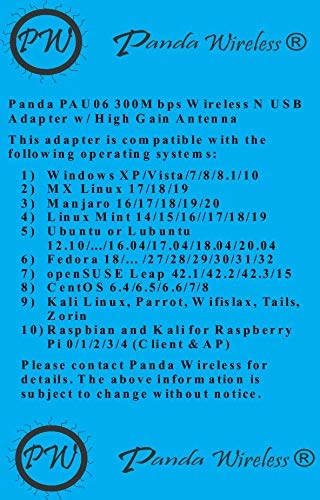 PAU06 - 2.4Ghz USB Wireless
