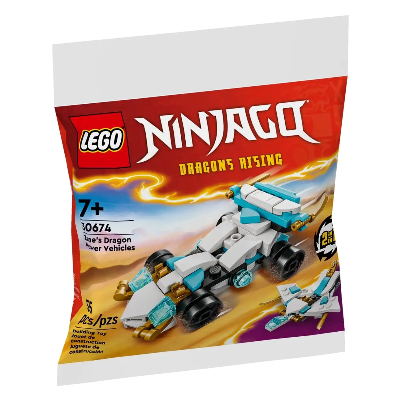 LEGO NINJAGO Zane's Dragon Power Vehicles (30674)