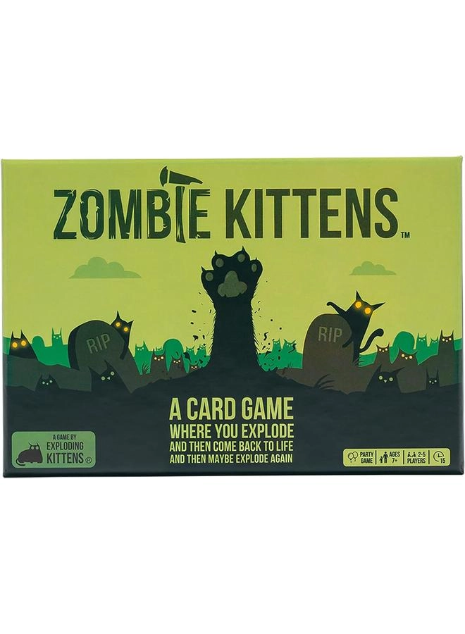 Bluejw Exploding Kittens: Zombie Kittens - Card Game