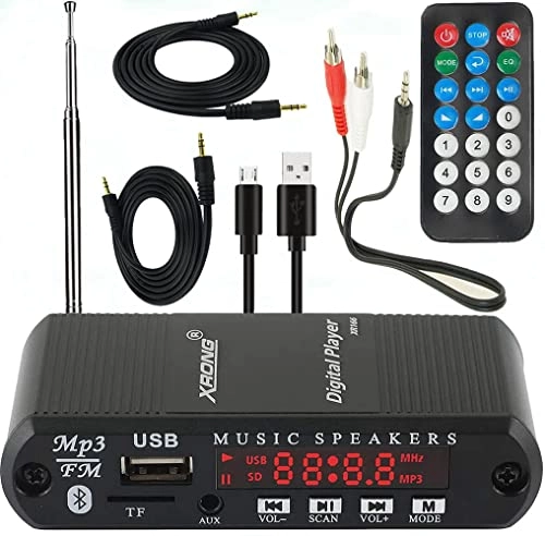 XRONG Bluetooth Audio Receiver - Bluetooth 4.2 3.5mm cigarette lighter power adapter