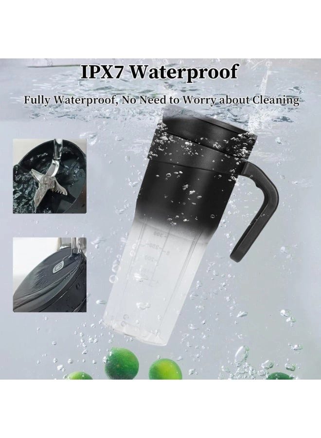 Portable Juice Blender - 6-Blade USB-C Rechargeable