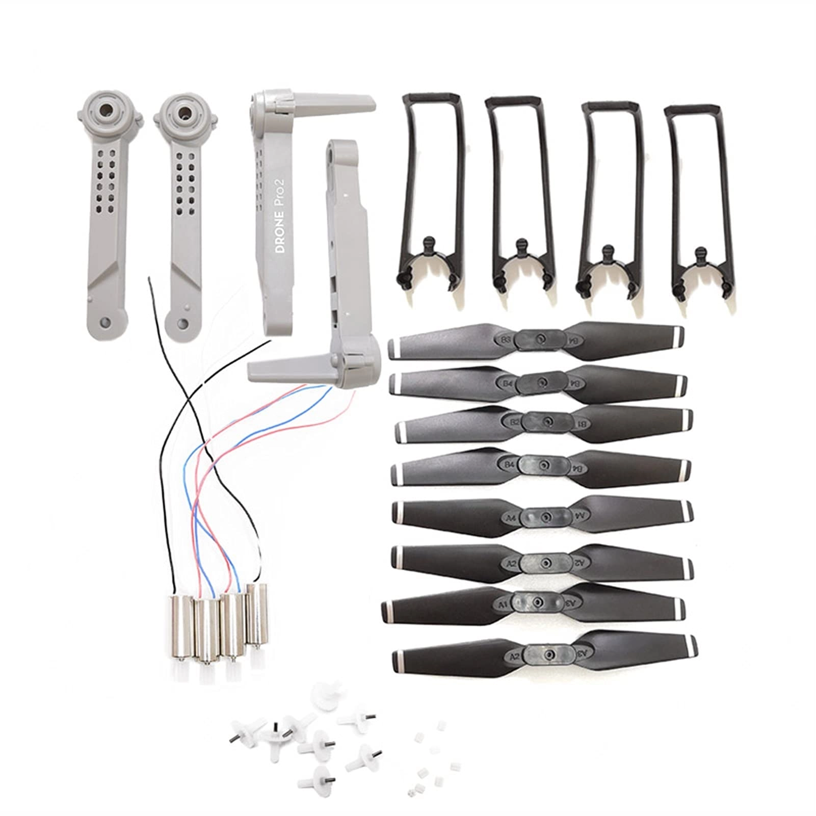 arm - For S70 S70pro Black + guard + propeller + motor + big gear + small gear