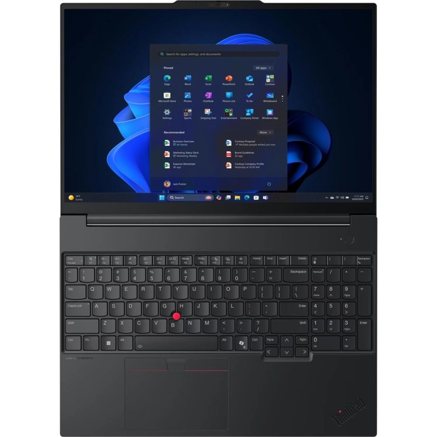 ThinkPad E16 Gen 3 21SR005NGP - 16'' Core Ultra 7 255H 16GB DDR5 512GB SSD