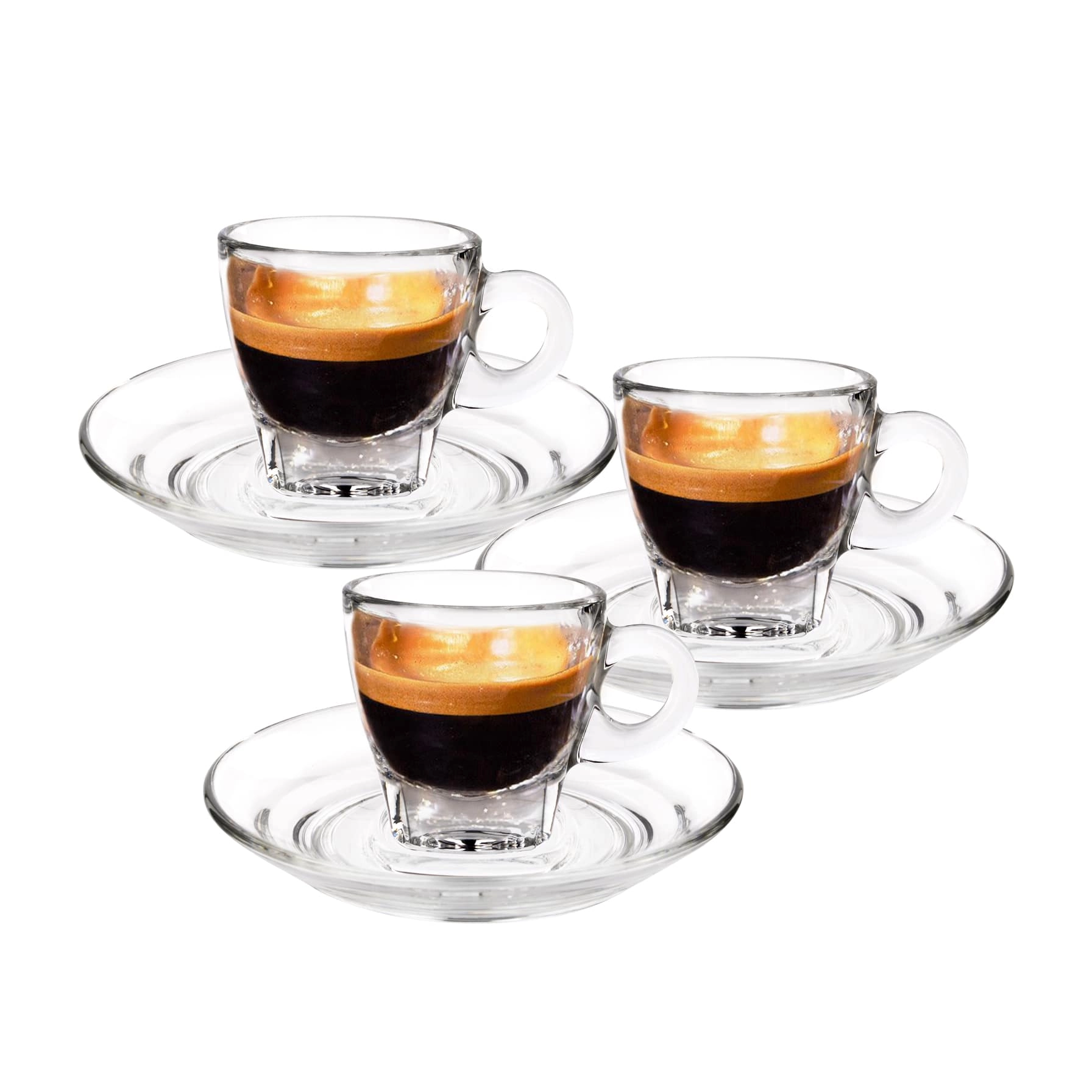 Caffe Espresso Cup & Saucer Set - 6 pcs