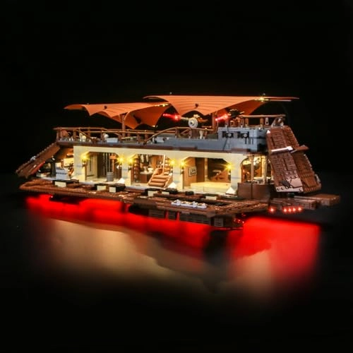 Jabba's Sail Barge - LED Light Set Compatible with 75397