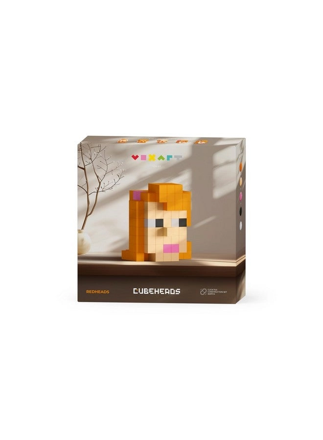 Voxart Cubeheads - Redheads 3D Pixel Art Building Set