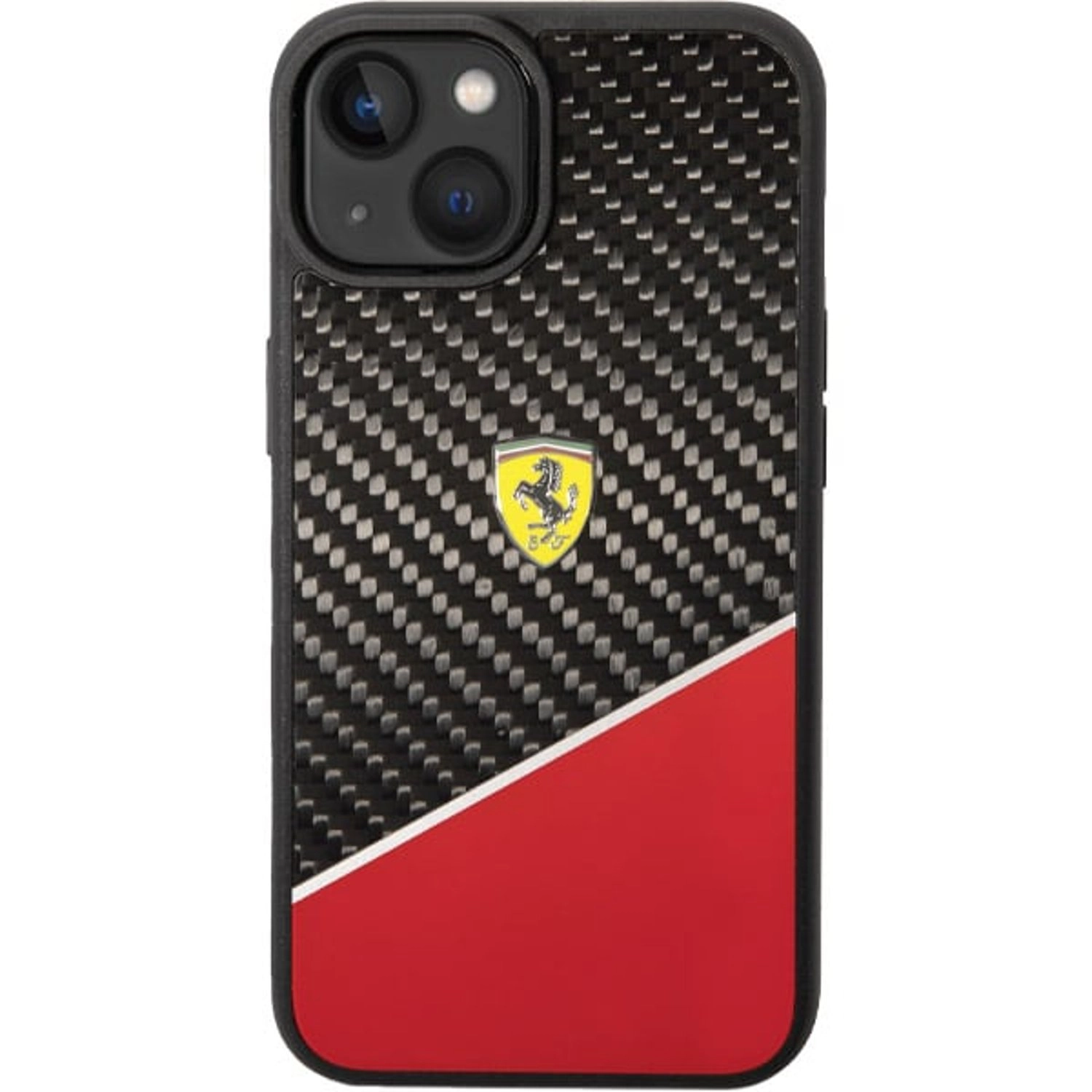 Ferrari Bimaterial Carbon Case for iPhone 14