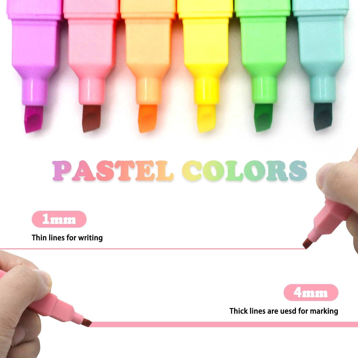 Highlighters - Vivid Colors Chisel