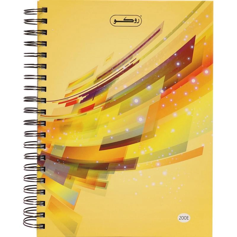 Notebook 19 X 26 cm Spiral - Grid 100 Sheets