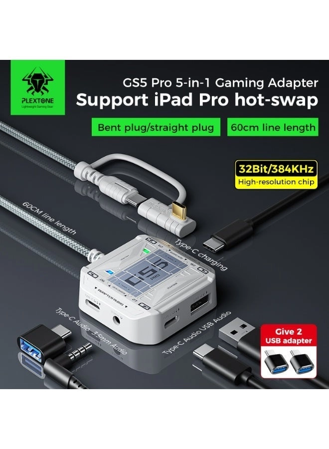 GS5 Pro - 5-in-1 USB-C 60W PD
