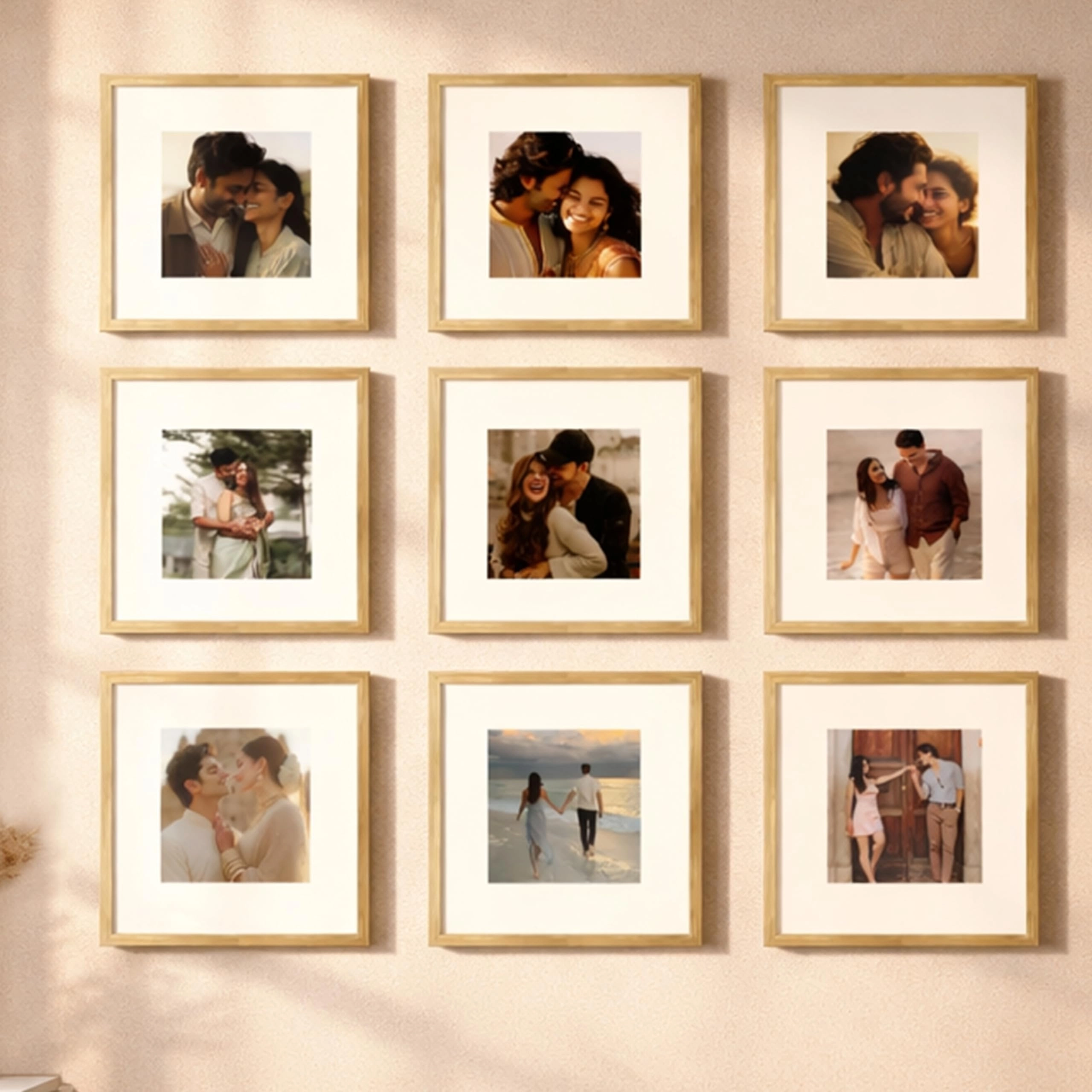 Edge Square Collage Picture Frame - 12x12 Inch