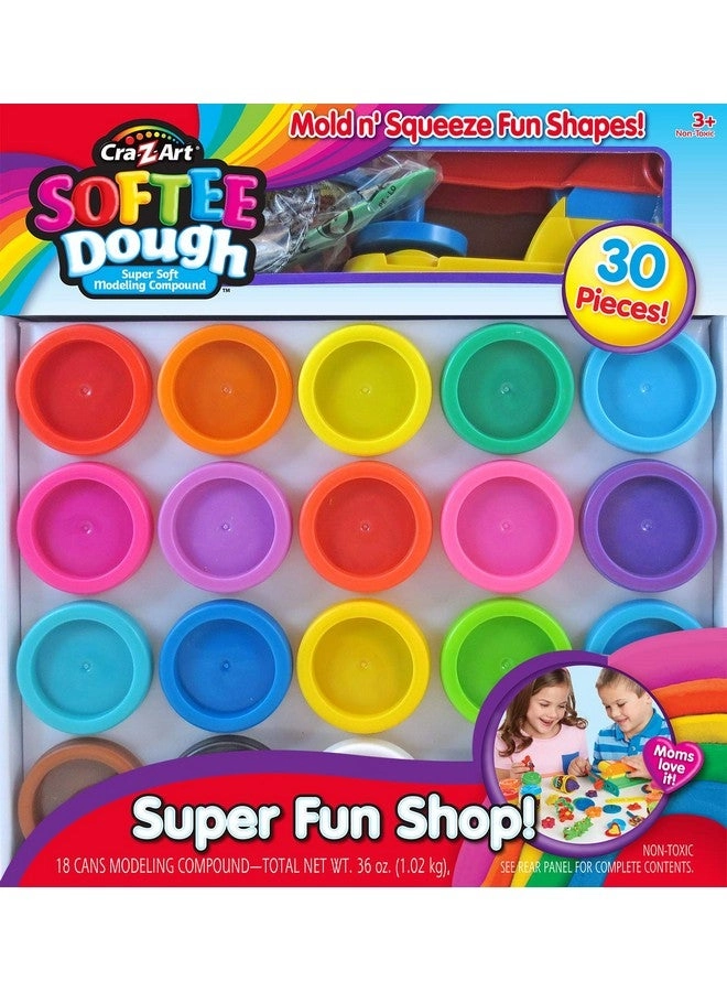 Cra-Z-Art Super Rainbow Softee Dough Color Pack - 30 pcs