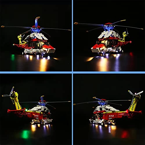 Led Light Kit for Lego Technic Airbus H175 Rescue Helicopter (42145)