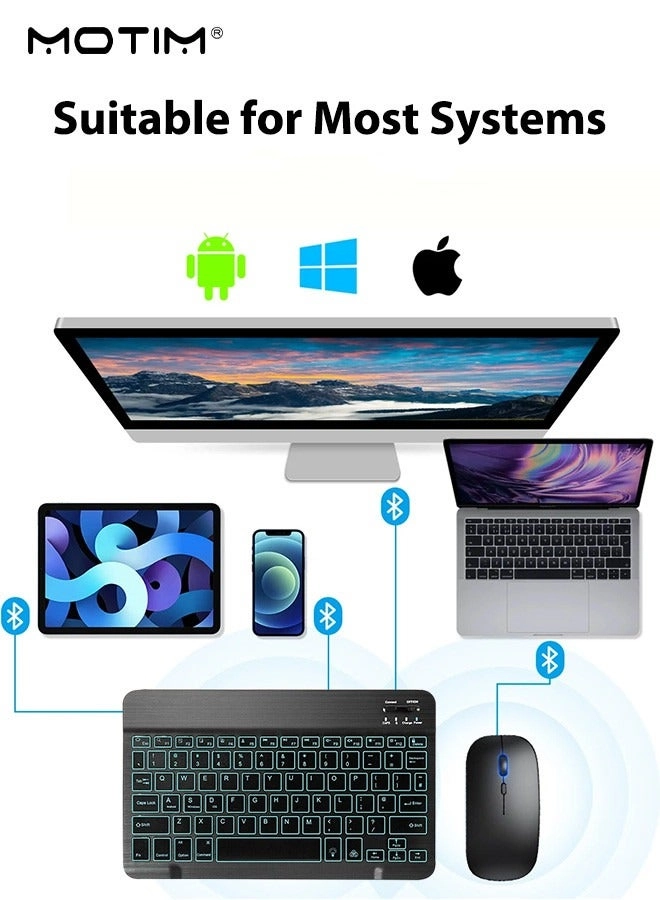 Ultra-Slim Bluetooth Keyboard - AR/EN Wireless