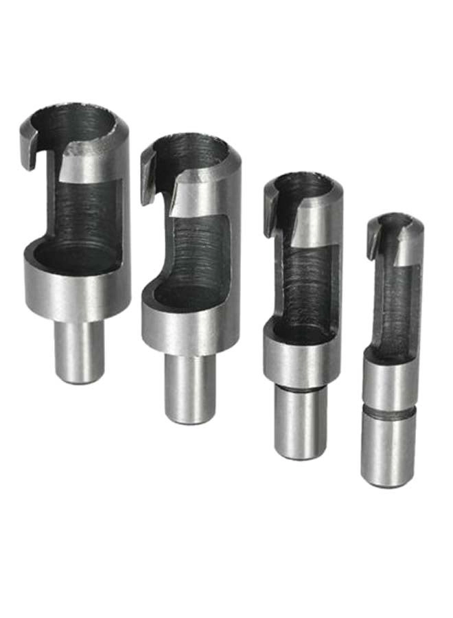 Round Cork Drill Bit Shank Set - high carbon steel 4-Piece 10mm