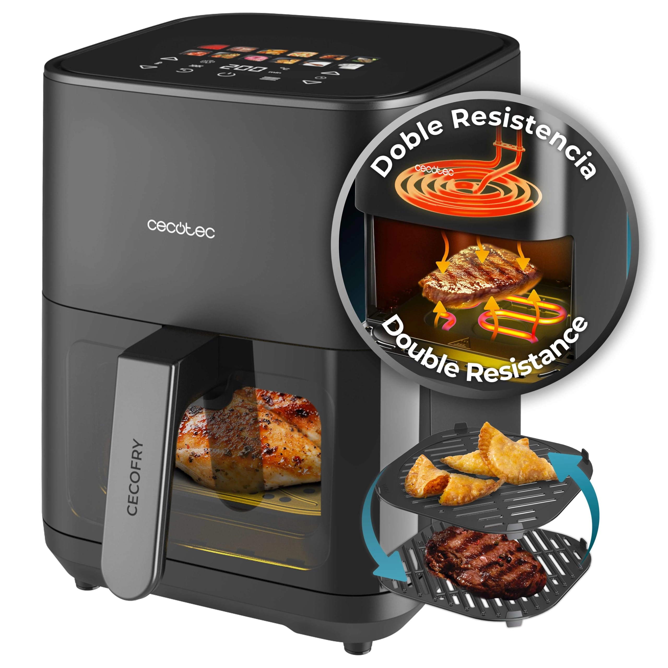 Cecotec Cecofry&Grill Duoheat 4000 A01_EU01_100499