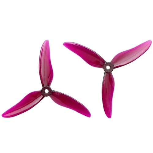 51499 3-Blade Propeller - 5 Inch 10pair Crystal Red