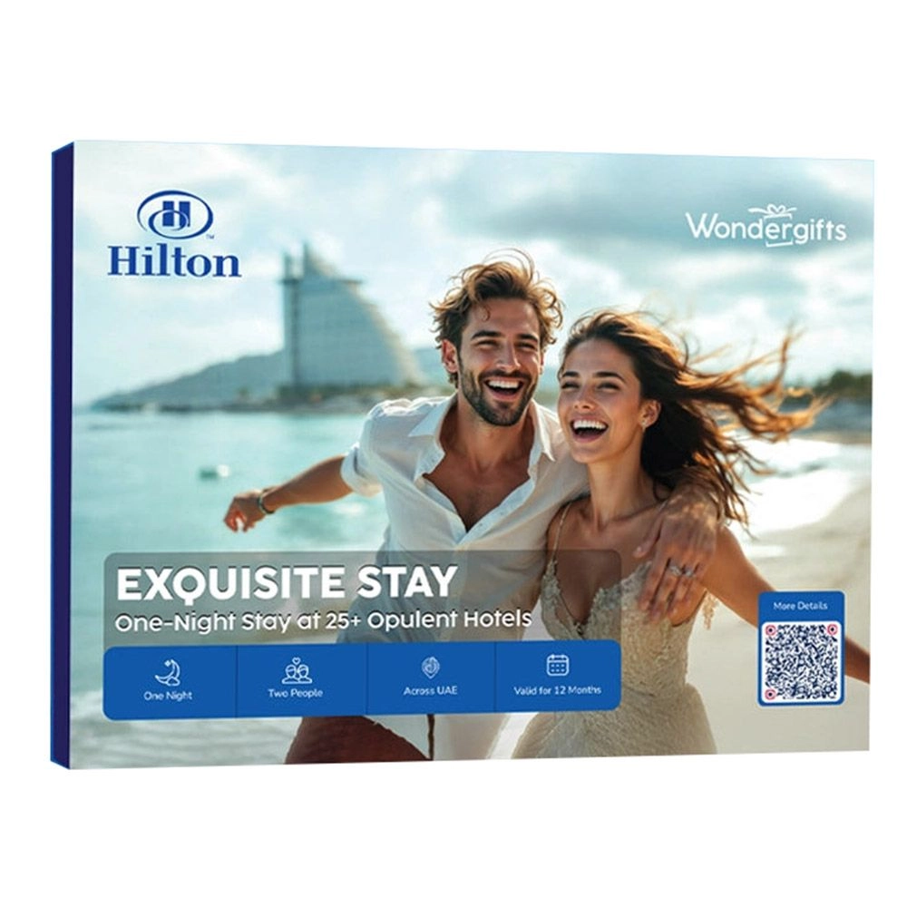 Hilton Hotels Hotel Stays Gift Box - One-night UAE Free Wi-Fi