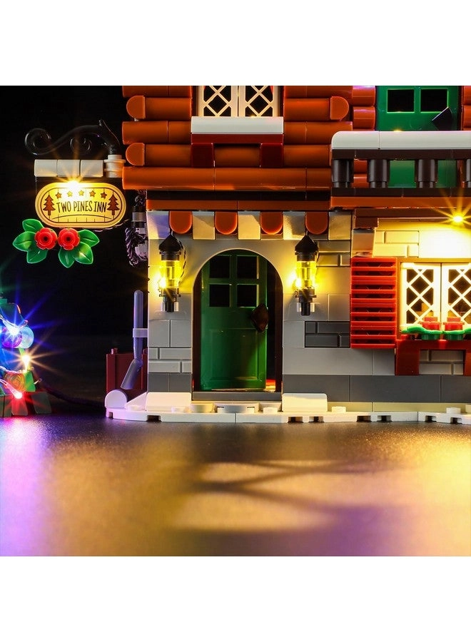 Led Lighting Kit for LEGO-10325 Alpine Lodge - Compatible with Lego Icons Christmas Village