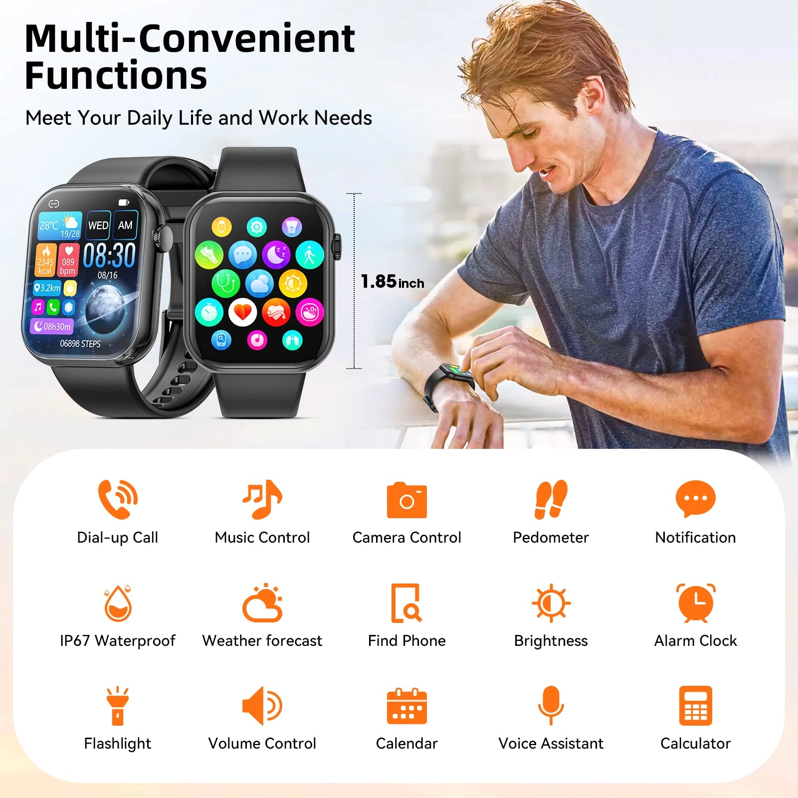Smart Watch Metal