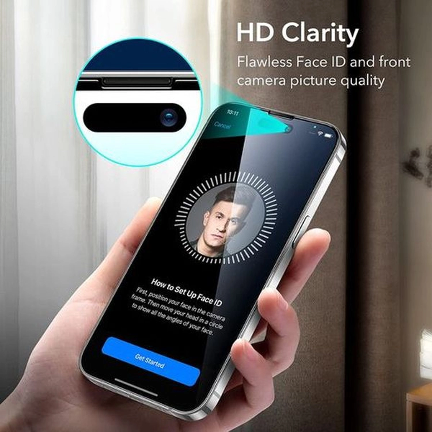 HD Tempered Glass Screen Protector for iPhone 14 Pro