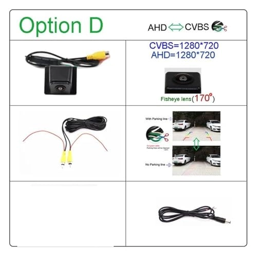 Rear View For Peugeot 408 - Night Vision 1080P